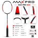MAX PRO 900 Carbon Fiber Badminton Racket - Image 2